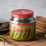 金品醬園剝皮辣椒《茶油剝皮辣椒-中辣 (全素)》一瓶/550g