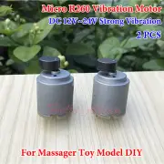 2PCS DC 6V-12V Strong Vibration Mini R260 Vibrating DC Motor for Massager DIY