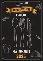 Restaurant Reservation Book 2025 A4 2 Pages Per Day 72 Bookings Daily
