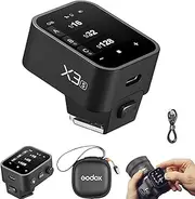 GODOX X3S X3 S X3-S TTL Wireless Flash Trigger,Touch Screen Flash Transmitter for Sony Cameras,Built-in Battery(Godox X2T /Xpro/XProII Upgrade Version), MI24041201
