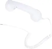 HONMEET Retro Phone Handset Vintage Handheld Phone Prop Mm Receiver Radiation Noise Reduction Soft-Touch Design