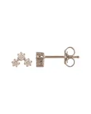 Silver 0.16 ct. tw. Lab Grown Diamond Earrings