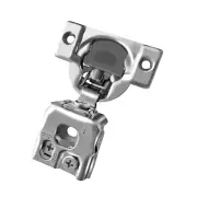 Berta 1" Overlay Soft Closing Face Frame Cabinet Door Hinges (10 pack)