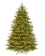 National Tree Company 6.5ft Medium Nordic Spruce Tree with Clear Lights