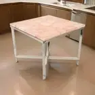 Rose quartz coffee table top, agate quartz square hallway modern furniture decor