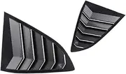 2pcs/Set Car Rear Side Window Scoop Shutter Louver Vent Panel Cover Trim Compatible for Honda CR-V CRV 2022 2021 2020 2019 2018 2017(Carbon Fibre)