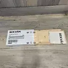 IKEA BEKVAM WOODEN SPICE JAR RACK Wall Mounted Storage Shelf