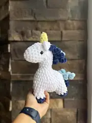 Handmade Mini Unicorn Cute Crochet Amigurumi Plushie