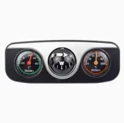 Compass, thermometer, hygrometer 3in1 multi-function with bracket Car guide ball