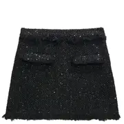 [MSGM] Glittery Tweed Skirt