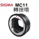 【SIGMA 適馬】勿直接下單  MC-11 自動對焦 EF-E 轉接環 (for A7R 3轉接環)  台南弘明