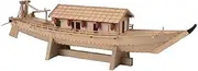 Woody Joe 1/24 Japanese Ship Houseboat Yakatabane Wooden Model Assembly Kit