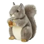 SQUIRREL AURORA MIYONI GREY SQUIRREL 26172 PLUSH 10" CUDDLY SOFT TOY TEDDY