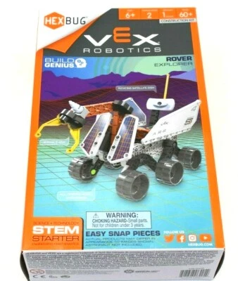 HEX BUG Vex Robotics Rover Explorer Build Genius Electronic STEM Toy