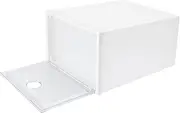 BATHVEVE 1Pc Transparent Plastic Shoes Box Practical Storage Container for Footwear Dustproof Design for Home Organization for Sneaker and Shoe Storage