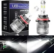HOCOLO S2 COB 9007 HB5 8000 Lumens Led Headlight Conversion Kit,High Low Beam Headlamp,Halogen Head Light Replacement,6500K Xenon White,w/Fan All In One Plug N Play(S2-9007 Hi/Lo Beam)