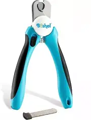 Boshel Dog Nail Clipper - Razor-Sharp & Angled Pet Nail Clippers for Small Dogs