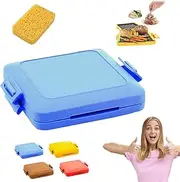 Microwave Toastie Maker,Toastie Microwave Sandwich Maker,Microwavable Toastie Maker,Microwave Toastie Sandwich Maker,Cooking Fast and Dishwasher Safe (Blue)