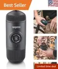 Upgraded Nanopresso: Manual Espresso Maker with Compact Design & 80ml Capacity