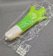 Leek Green Onion Shaped Novelty Rubber Pencil Case Pouch Zippered Bag Japan