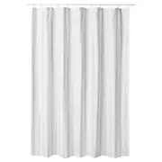 SVARTSTARR shower curtain, white/grey, 180x200 cm