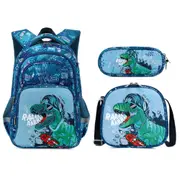 Personalized Kids Backpack Set with a Pencil Case and Insulate Lunch Bag
