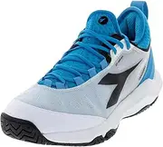 [Diadora] Speed Blushield Fly 3 + AG Men Shoes (White/Black/Blue Jewel)