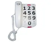 Big Button Corded Phone 40db +1 Touch Dialing Amplified Hearing Impaired FC-1507