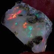 Ethiopian Opal Welo Fire Rough CRYSTAL 19.50 Cts AAA Cutting Jewelry USA DEALER