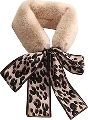 [Holibanna] Chic Women's Winter Scarf Plush Ribbon Neckwear Soft Warm Comfortable One Size for Daily Parties Overcoat Complement Random