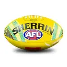 AFL Footy Sherrin 2024 SDNR Indigenous Leather Replica Game Football size 5