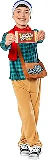 Rubie's Official Willy Wonka and The Chocolate Factory Charlie Bucket Child Costume, Size Large Age 7-8 Years