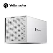 Yottamaster 4 Bay Hard Drive Enclosure Storage Type C For 2.5" 3.5" SATA HDD 64T