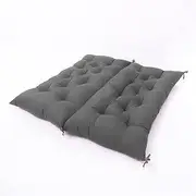 Replacement Cushions for Outdoor Swing, 3 Seater Porch Swing Cushions for Terrace Loveseat Bench Swing(Color:Dark Gray,Size:59x40in)