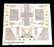 Custom Decal for 7163 Replacement Sticker for 7163