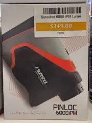 Sureshot Pinloc 6000iPM Golf Laser Magnetic Range finder Pulse Rangefinder