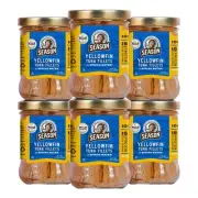 Season Yellowfin Tuna Fillets in Spring Water - Wild Caught Hand-Packed in Gl...