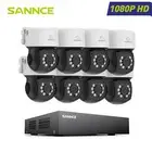 SANNCE 1080P CCTV Security Camera System Pan 350° Tilt 90° Home Surveillance