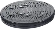 Waist Pilates Machine Home Gym Equipment Foam er Exerciser Twist Waist Machine Exercise Machine for Body Vibration Ab Workout Equipment Balance Board Twisting Pp Black