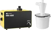 FoxAlien 800W Desktop Dust Collector HFS-800 with Dust Separator for CNC Cutting Woodworking, Air Filtration System with HEPA and Carbon Filter, Airflow Adjustable (220V)