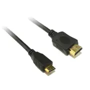 8ware RC-MHDMI-3 3m Mini HDMI to HDMI Cable with Ethernet 1.4V 3D HD 1080p Male to Male