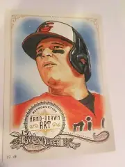 2017 Topps Gypsy Queen Portrait Art Jumbo 5x7 Manny Machado Orioles MM1 02/49
