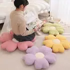 Floor Cushion Smooth Touch Decorative Seat Sofa Flower Buttocks Cushion No