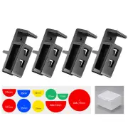 4PCS 15-20mm Wardrobe Closing Board Clip Carpentry Closing Fixed Clamp Tool Wood Marking Fixture
