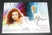 2017 Benchwarmer SCARLETT KEEGAN Dreamgirls #46 Silver Foil Black Auto PLAYBOY