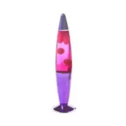 Metallic Peace Motion Lava Lamp - Pink & Purple