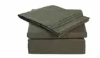 Maevis Bed Sheet Set MICROFIBER Hypoallergenic 3-piece Deep Pocket TWIN GREY