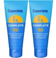 Coppertone SPF 50 Sunscreen Lotion, 7 oz 2 Pack*READ DESCRIPTION*