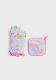 [Dolls Kill x Care Bears] On A Cloud Potholder And Oven Mitt Set