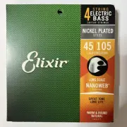Elixir Strings 14077 Nanoweb Light/Medium, Long Scale Electric Bass Strings BNIB